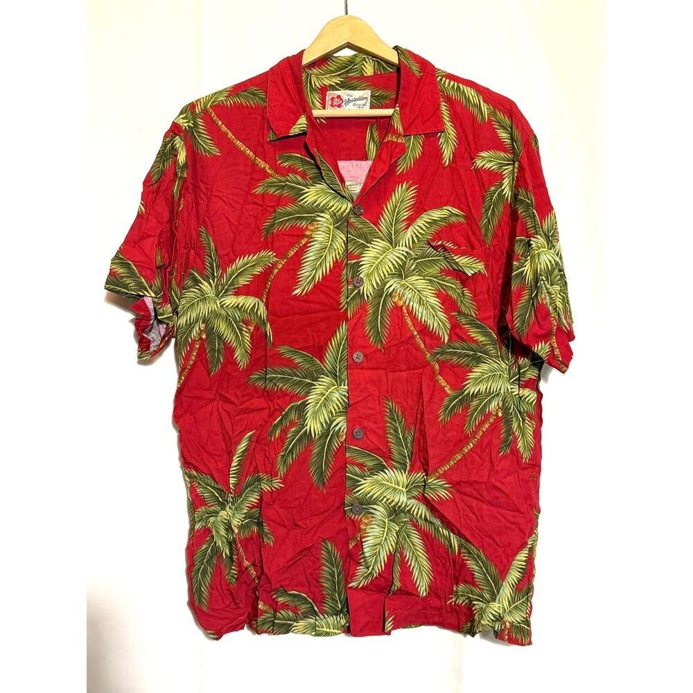 The Hawaiian Original Red Hawaiian Shirt Unisex Size Medium.